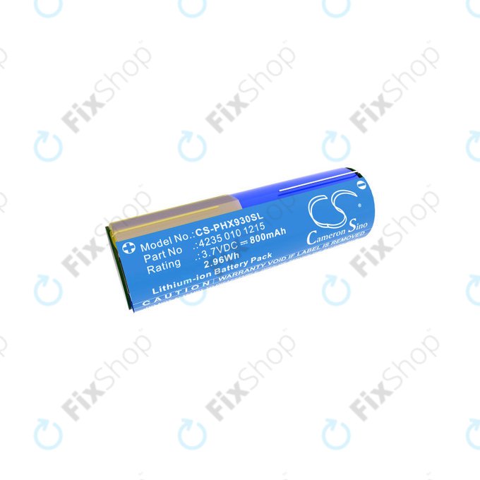 Batterie für Oral-B Genius X, Smart 6000, Philips Diamondclean, Easyclean, 800mAh, Li-Ion, 3.7V, 4235 010 13068, HQ