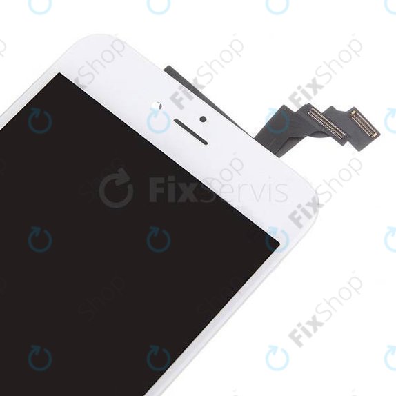 Display für iPhone 6 Plus, White, Touchscreen-Glas mit Rahmen