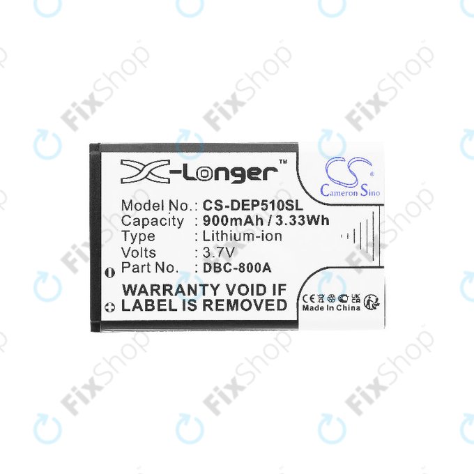 Batterie für Doro 1360, 900mAh, Li-ion, 3.7V, DBC-800A, HQ