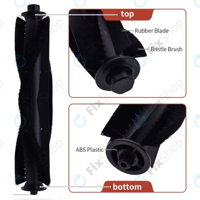 Xiaomi Viomi S9, Proscenic M7 Pro, M7 Max, M8 Pro - Standard-Set (Schwarz)