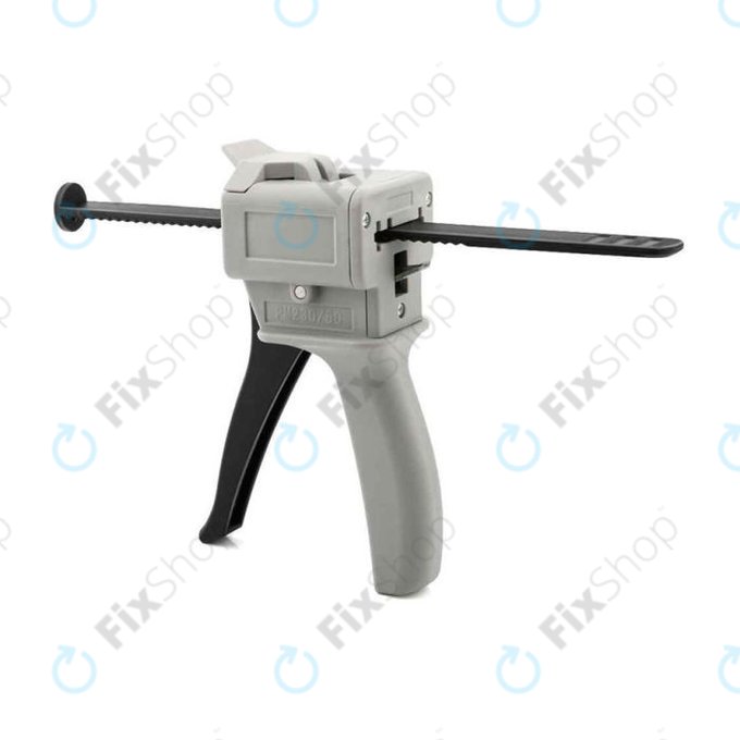 E-Fixit Black-8 - Schwarzer Handset-Reparaturklebstoff + Dosierpistole