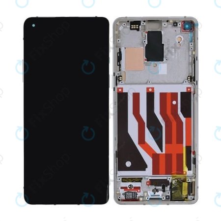 OnePlus 8 - LCD Display + Touchscreen Front Glas + Rahmen (Interstellar Glow) - 2011100174 Genuine Service Pack