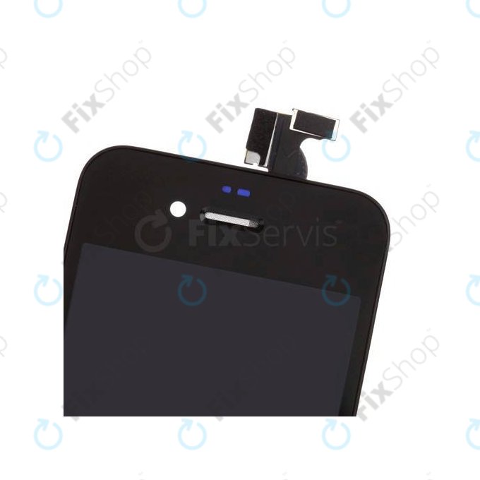 Apple iPhone 4S - LCD Display + Touchscreen Front Glas + Rahmen (Black) TFT
