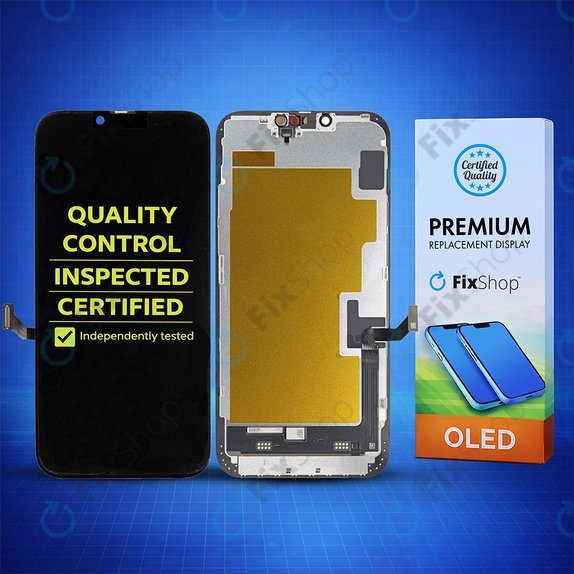 Display Soft OLED für iPhone 14 Plus, Touchscreen-Glas mit Rahmen, DIAGNOSTIC