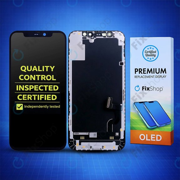 Display Hard OLED für iPhone 14, Touchscreen-Glas mit Rahmen, FixPremium