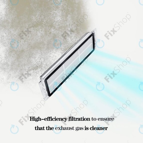 Xiaomi Roborock S5, S5 Max, S6, S6 MaxV, S6 Pure, E4, E5, Mijia 1S, Mi Robot Vacuum Mop 1S, Xiaowa E2, E3, Lite C10 - HEPA-filter (2Stk.)