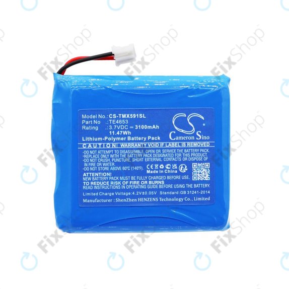 Akku batterie für Technaxx TX-59, TX-59+, 3100mAh, Li-Pol, 3.7V, TE4653, HQ