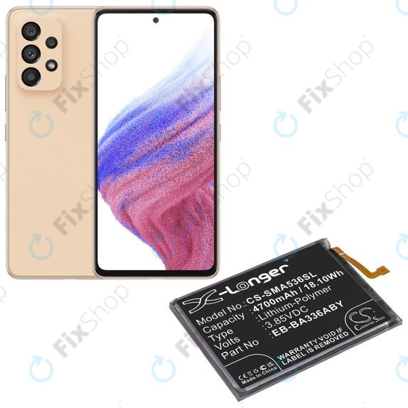Samsung Galaxy A53 A536B - Akku Batterie EB-BA336ABY 4700mAh HQ