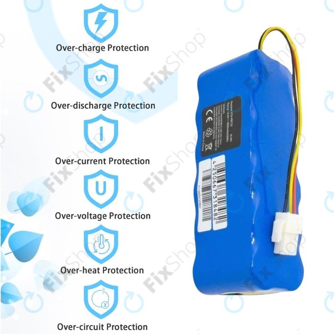Samsung Navibot SR8840, SR8895, VCR8845 - Akku Batterie VCA-RBT20 Ni-MH 14.4V 3000mAh
