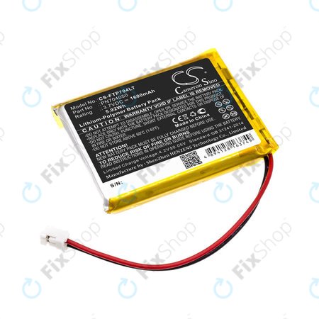 Batterie für Fatboy Edison the Petit, LED Table Lamp Edison, 1600mAh, Li-Pol, 3.7V, PN704050, HQ