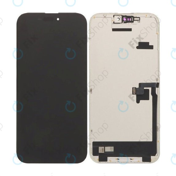 Display Soft OLED 120Hz für iPhone 16 Pro, Touchscreen-Glas mit Rahmen, FixPremium PRO