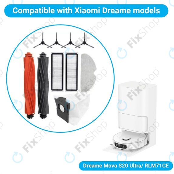 Xiaomi Dreame Mova S20 Ultra, RLM71CE - Komplett-set