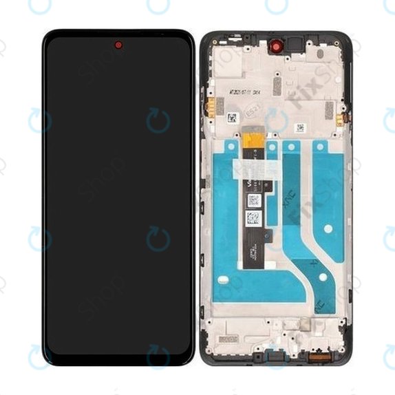Motorola Edge 20 LIte XT2139 - LCD Display + Touchscreen Front Glas + Rahmen - 5D68C19271 Genuine Service Pack