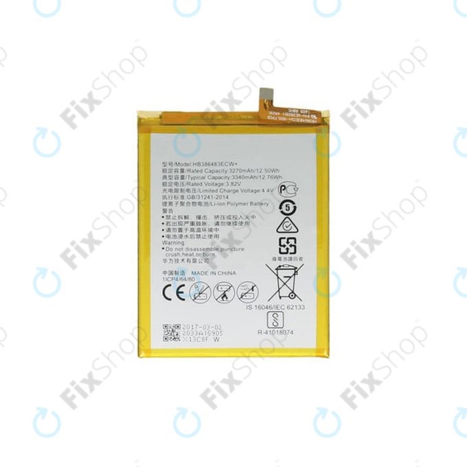 Huawei Honor 6X (BLN-L21) - Akku Batterie HB386483ECW 3340mAh