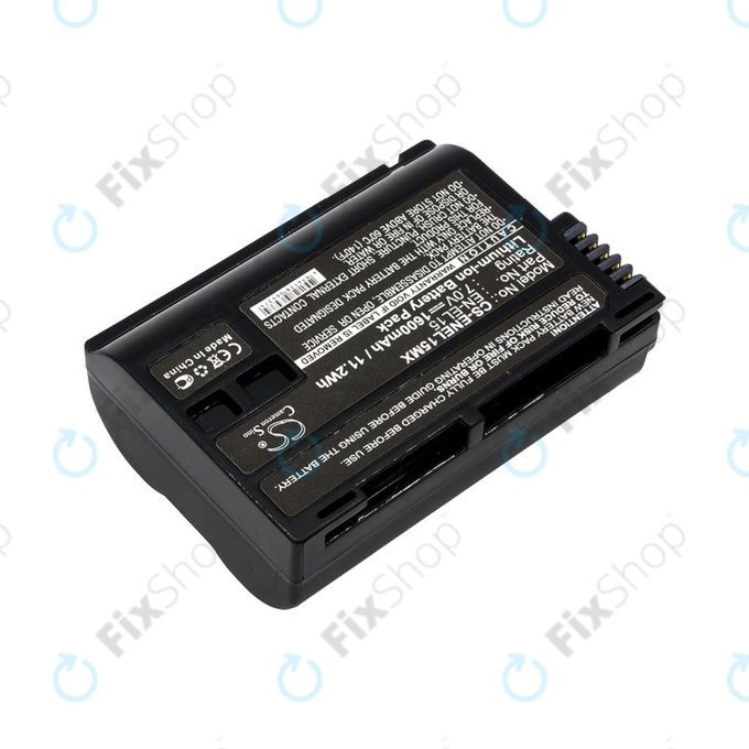 Akku batterie für Nikon Coolpix D7000, 1600mAh, Li-Ion, 7V, EN-EL15, HQ