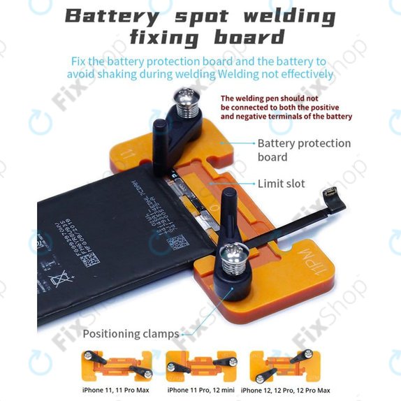 QianLi Macaron - Mikro-Punktschweißgerät-Set für Akku-Flex-Reparatur (iPhone 11 - 12 Pro Max)