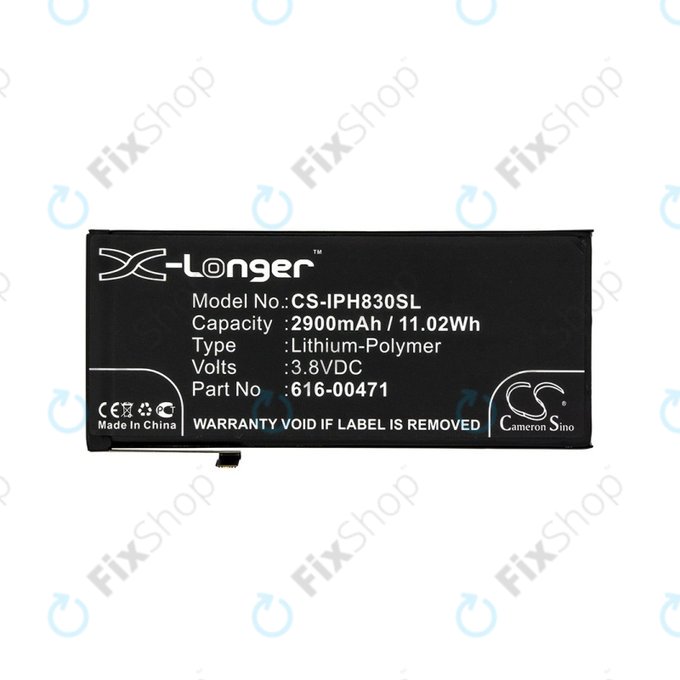 Apple iPhone XR - Akku Batterie 616-00471, 616-00468 2900mAh HQ