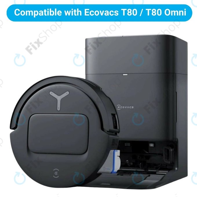 Ersatzteilset für Ecovacs T80 Omni, T80 (1x Hauptbürste, 2x Filter, 2x Seitenbürste, 2x Wischtuch, 2x Staubbeutel)