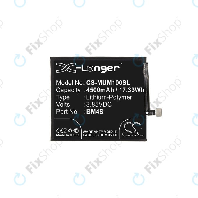 Xiaomi Redmi 10X - Akku Batterie BM4S 4500mAh HQ
