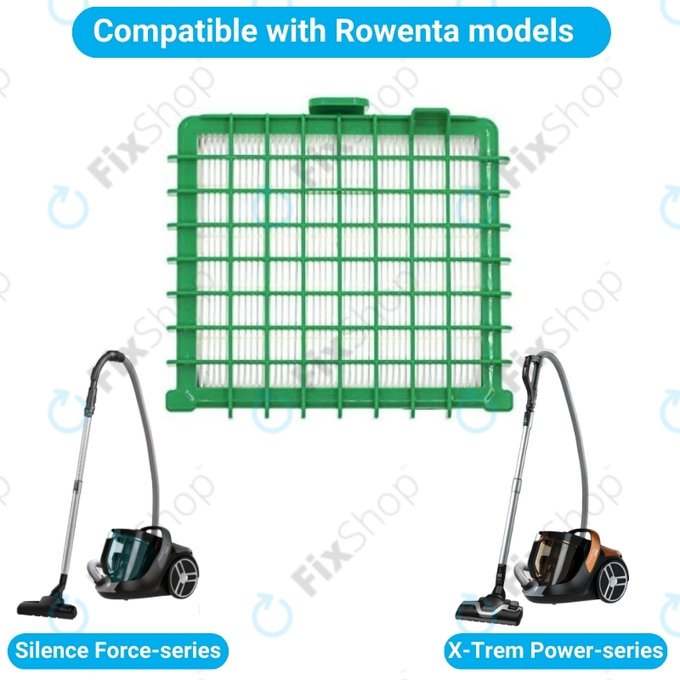 HEPA-Filter, 2 Stk. für Rowenta Silence Force, X-Trem