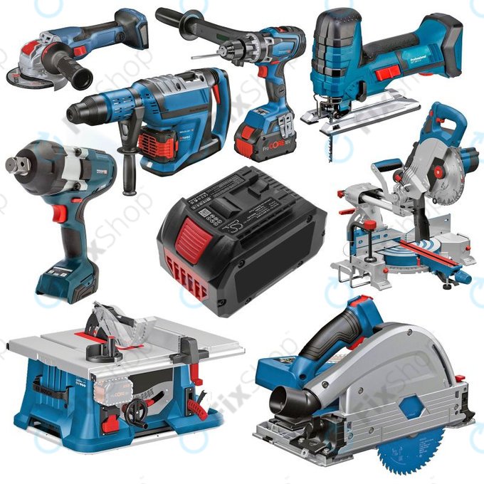 Akku batterie für Bosch Gbh, Gcv, Gks, Gts 18V, 8000mAh, Li-Ion, 18V, ProCORE18V, HQ