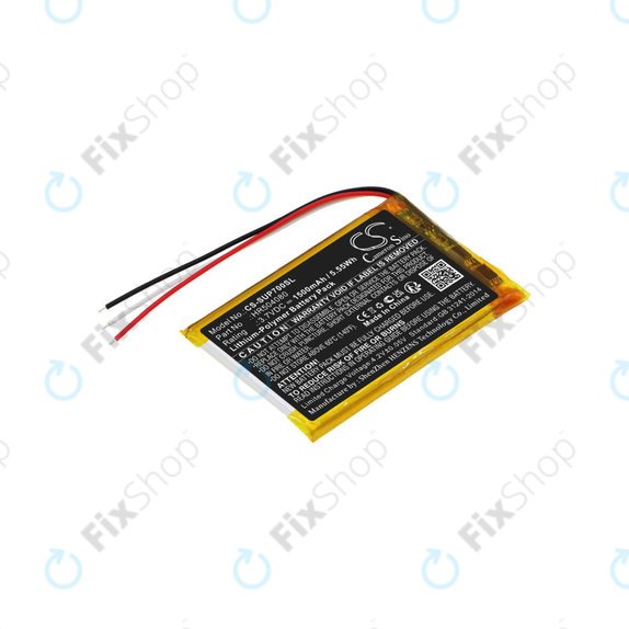 Batterie für Navitel Ms700, Serioux Upq700, 1500mAh, Li-Pol, 3.7V, HR504080, HQ