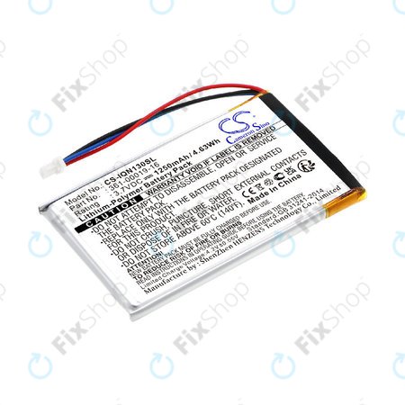 Batterie für Garmin Nüvi 1300, 1350, 1370, 1390, 1490, 1250mAh, Li-Pol, 3.7V, 361-00019-16, HQ
