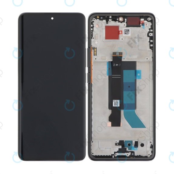 Xiaomi Redmi Note 14 Pro 5G 24090RA29G - LCD Display + Touchscreen Front Glas + Rahmen (Midnight Black) TFT
