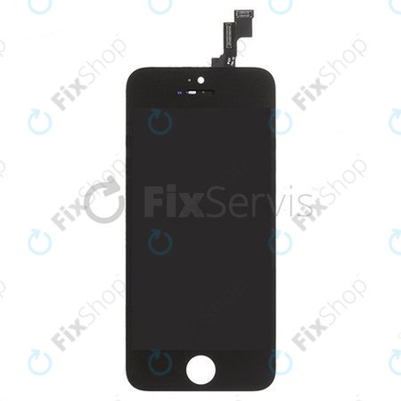 Apple iPhone 5S, SE - LCD Display + Touchscreen Front Glas + Rahmen (Black) Original Refurbished