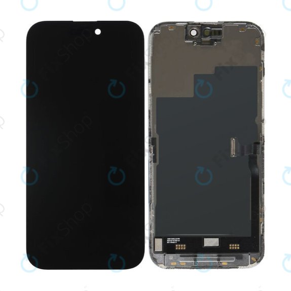 Apple iPhone 15 Pro - LCD Display + Touchscreen Front Glas + Rahmen Refurbished PRO