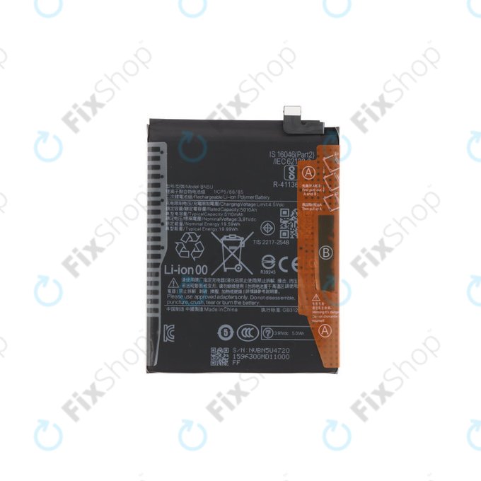 Xiaomi Redmi Note 14 5G 24094RAD4G - Akku Batterie BN5U 5110mAh