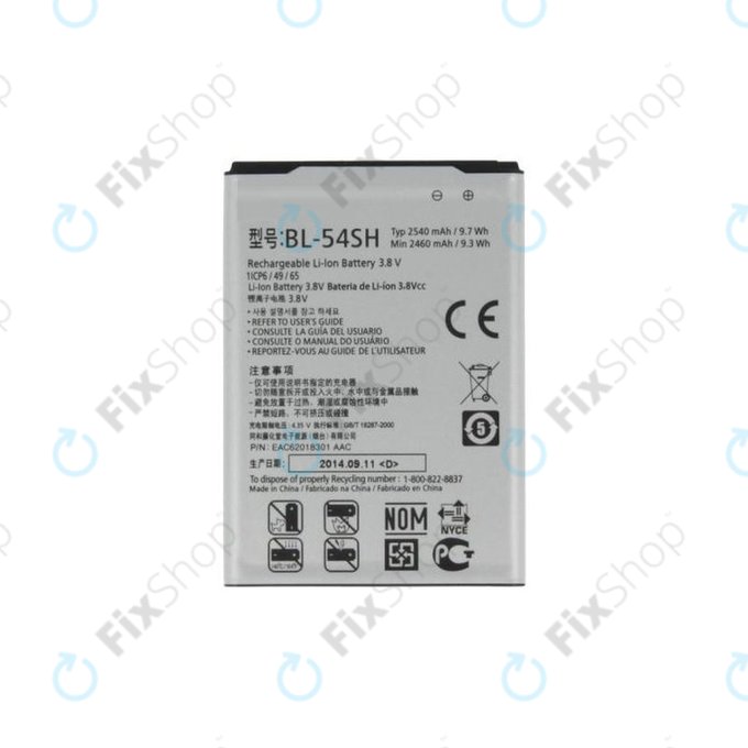LG G3 S D722, L90 D405, Bello - Akku Batterie BL-54SH 2540mAh