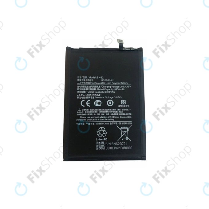 Xiaomi Redmi 9T - Akku Batterie BN62 6000mAh