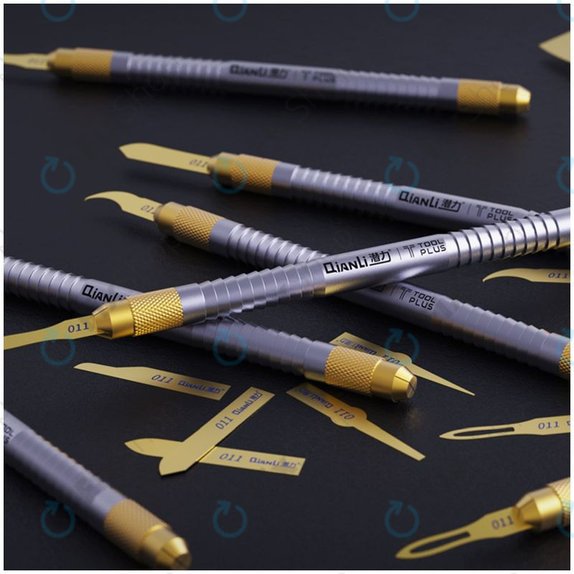 QianLi ToolPlus 011 - Handpolierte Klingen mit Handgriff 16in1