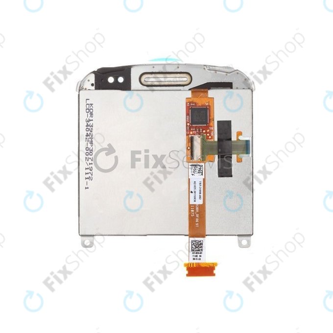 Blackberry Bold Touch 9900 - LCD Display + Touchscreen Front Glas + Rahmen Verzia 002 (Black) TFT