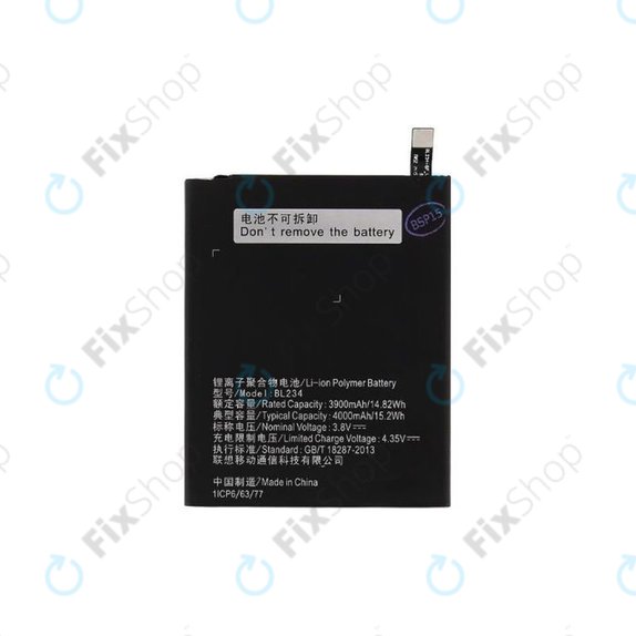 Lenovo VIBE P1ma40 mini, A5000, P70 - Akku Batterie BL234 4000mAh