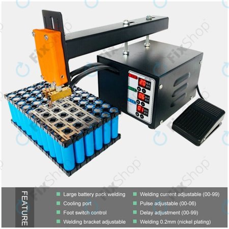 JST-IIS - 3KW High Power 18650 - Akku-Punktschweißgerät - Präzisions-Impulsschweißgerät