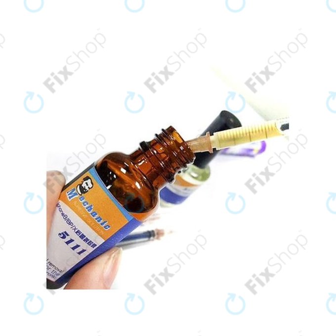 Mechanic 5111 - Hintere Glasabdeckung Kleberentferner (iPhone 8 - 14 Pro Max) - 20ml