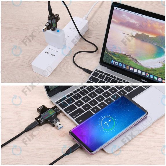 Eversame 2in1 - USB-Tester und Multimeter (USB-C und USB 3.0)