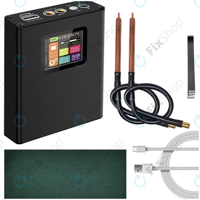 Docreate SW - Tragbare Einstellbare Punktschweißmaschine mit Display (5000mAh)