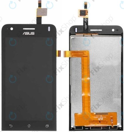 Asus Zenfone C ZC451CG - LCD Display + Touchscreen Front Glas + Rahmen (Black) TFT