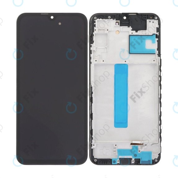 Samsung Galaxy A25 A256B - LCD Display + Touchscreen Front Glas + Rahmen (Brave Black) TFT