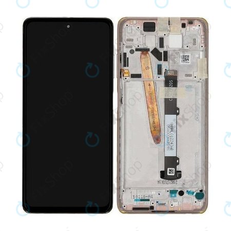 Xiaomi Poco X3 Pro - LCD Display + Touchscreen Front Glas + Rahmen (Metal Bronze) - 560004J20S00 Genuine Service Pack