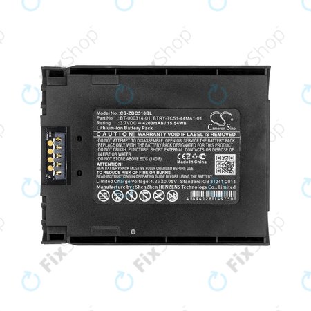 Akku batterie für Zebra Tc51, Tc52, Tc56, Tc57, 4200mAh, Li-Ion, 3.7V, BT-000314-01, HQ