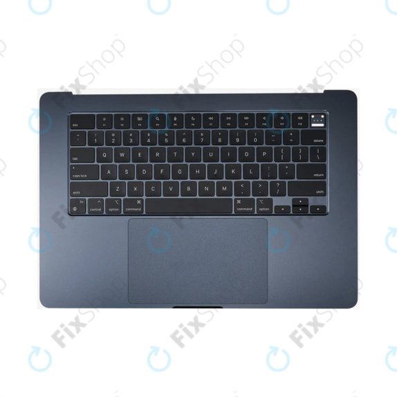 Oberer Tastaturrahmen für MacBook Air 15", A3114 (2024), mit US-Tastatur und Akku, Midnight, 661-40269, Genuine Apple