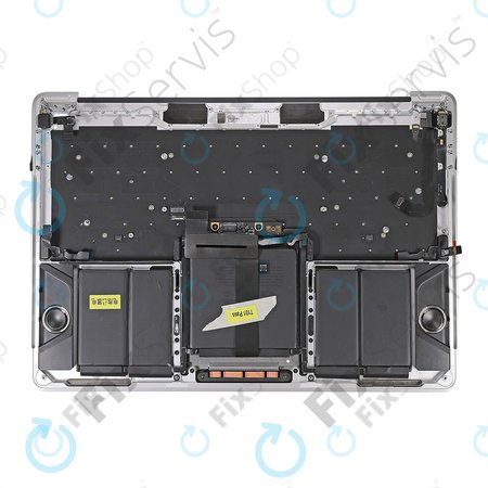 Apple MacBook Pro 13" A1706 (Late 2016 - Mid 2017) - Oberer Rahmen Tastatur + Tastatur US + Mikrofon + Trackpad + Redner (Space Gray)