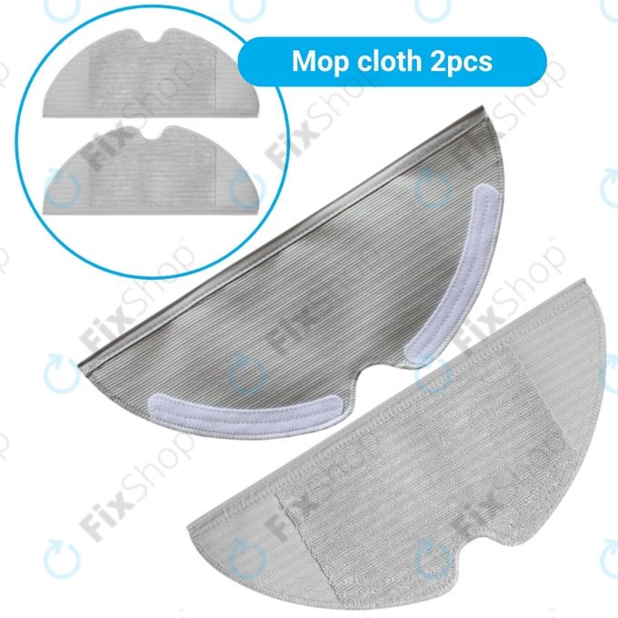 Xiaomi Mi Robot Vacuum Mop (Mijia 1C), 2 (Mijia 2C) 2 Pro+ (Mijia 1T) – Standard-Set (Weiß)