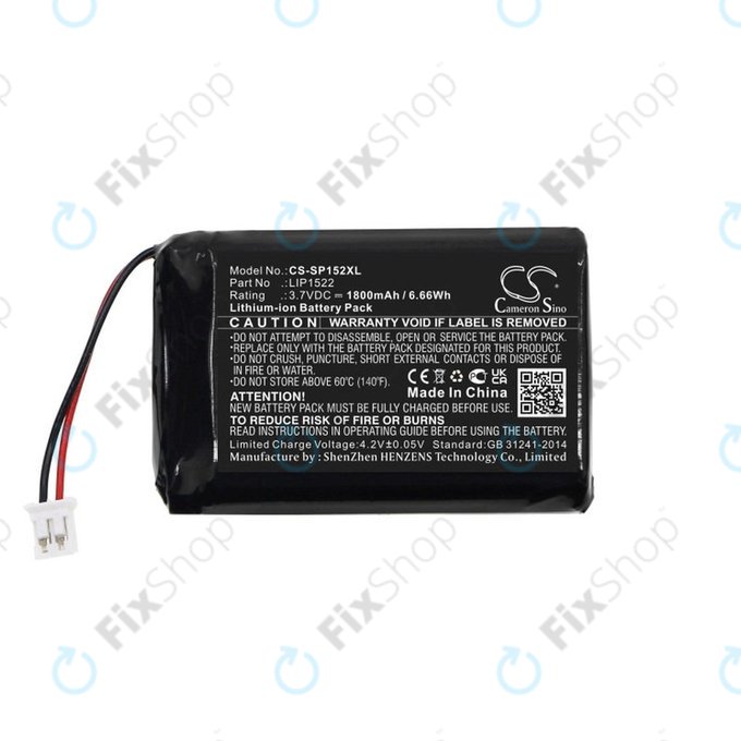 Batterie für Sony Dualshock 4 Wireless Controller, 1800mAh, Li-Ion, 3.7V, LIP1522, HQ