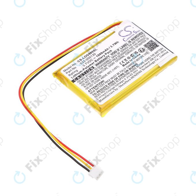 Akku batterie für Logitech G403, G703, G900, G903, 1000mAh, Li-Pol, 3.7V, 533-000130, HQ
