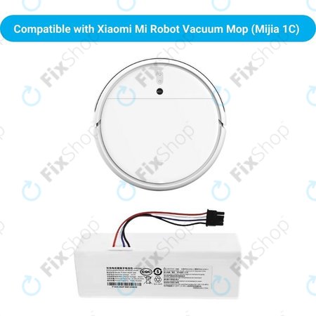 Xiaomi Mi Robot Vacuum Mop (Mijia 1C) - Akku Batterie STYTJ01ZHM Li-Ion 14.4V 2600mAh